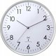 TFA TFA Analogue radio controlled wall clock (white/silver)