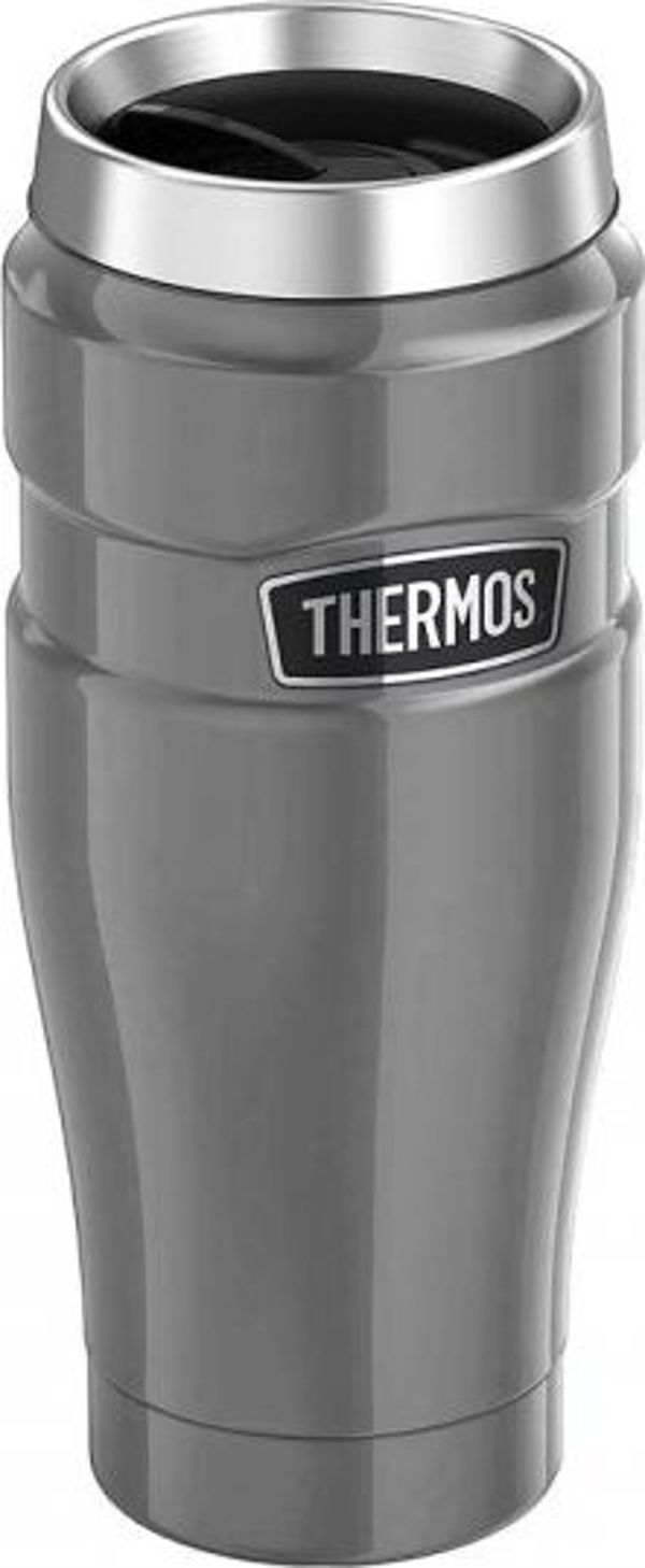 Θερμός Kubek termiczny Thermos Travel King 470 ml (γραφίτης)