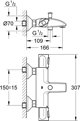 Θερμοστάτης για μπάνιο Grohe Precision Trend 34227000