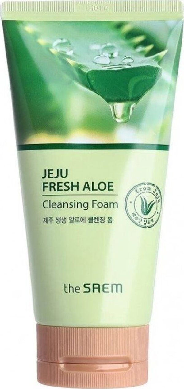 theSaem Jeju Fresh Aloe Καθαριστικός Αφρός Προσώπου, Ενυδατικό Καθαριστικό με Αλόη, 150ml