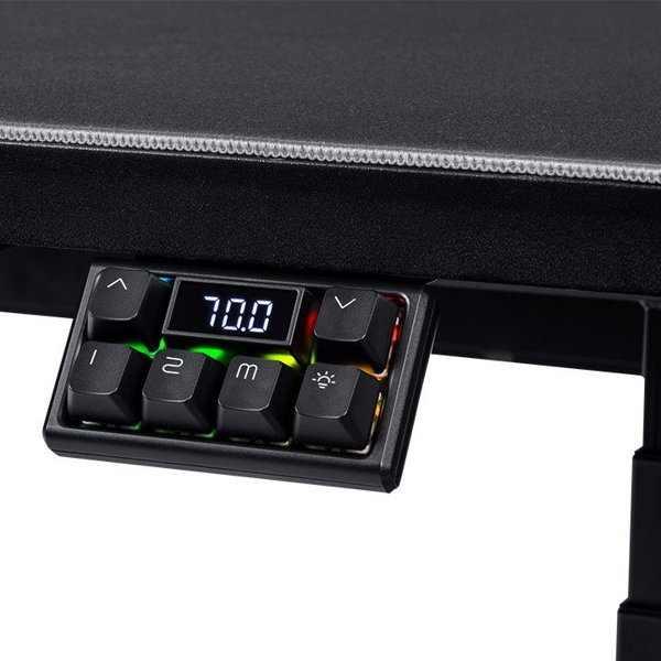 Thermaltake GGD-G70-WHEIRX-22 γραφείο υπολογιστή Μαύρο