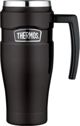 Θερμός Αδιάβροχη θερμοκούπα με λαβή Thermos 0,47l - μαύρο ματ