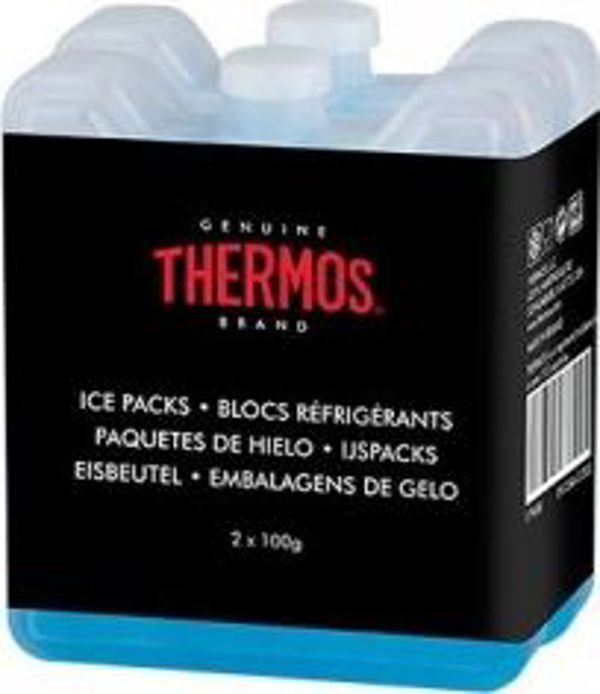 Thermos Ψυκτικό Στοιχείο για Θερμικές Τσάντες, Μπλε, 2x100g (8x7x1.5 cm)