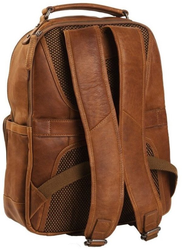 Σακίδιο πλάτης για φορητό υπολογιστή 14" The Chesterfield Brand Austin, Cognac