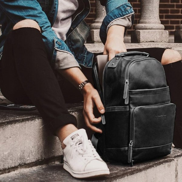 Σακίδιο Austin της Chesterfield Brand για φορητό υπολογιστή 14", Μαύρο