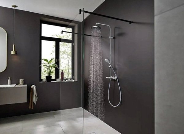 Θερμοστατικό σύστημα ντους Hansgrohe Vernis Blend 200 1jet EcoSmart, 26089000, χρώμιο