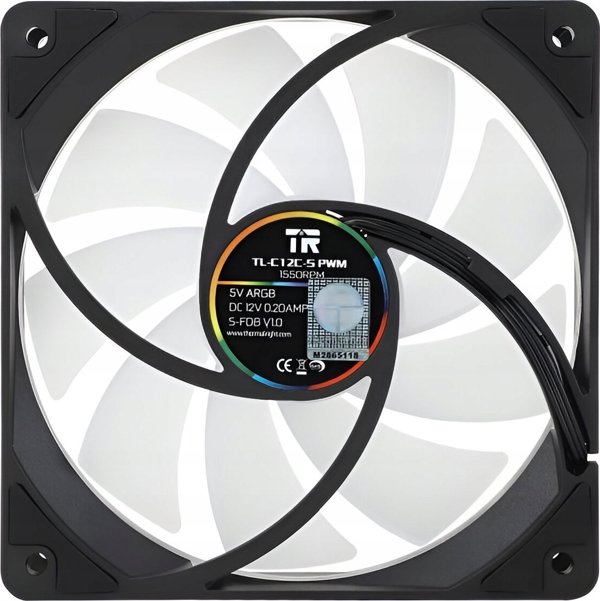 Thermalright TL-C12C-S X3 PWM ARGB 3τμχ. (Μαύροι) Ανεμιστήρες