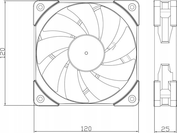 Thermalright TL-C12C-S X3 PWM ARGB 3τμχ. (Μαύροι) Ανεμιστήρες