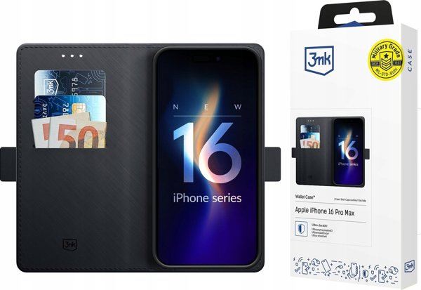 Θήκη πορτοφολιού 3MK 3mk για Apple iPhone 16 Pro Max 13473438 5903108576277