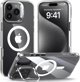 Θήκη 4kom.pl για iPhone 16 Pro MagStand MagSafe στο τηλέφωνο Clear