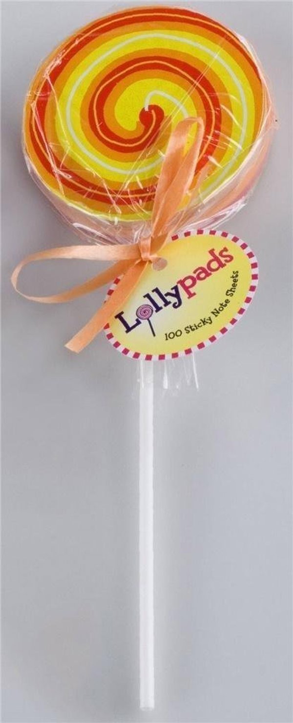 Σημειωματάρια Lollypads lizak - αυτοκόλλητες σημειώσεις πορτοκαλί