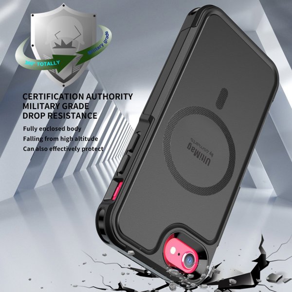 Θήκη 4smarts Defend UltiMag για iPhone SE3 / SE2 / 8 / 7, μαύρο