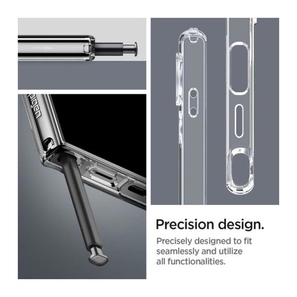 Θήκη TPU Spigen Liquid Crystal Samsung S928B Galaxy S24 Ultra 5G Διάφανο-Γκρι