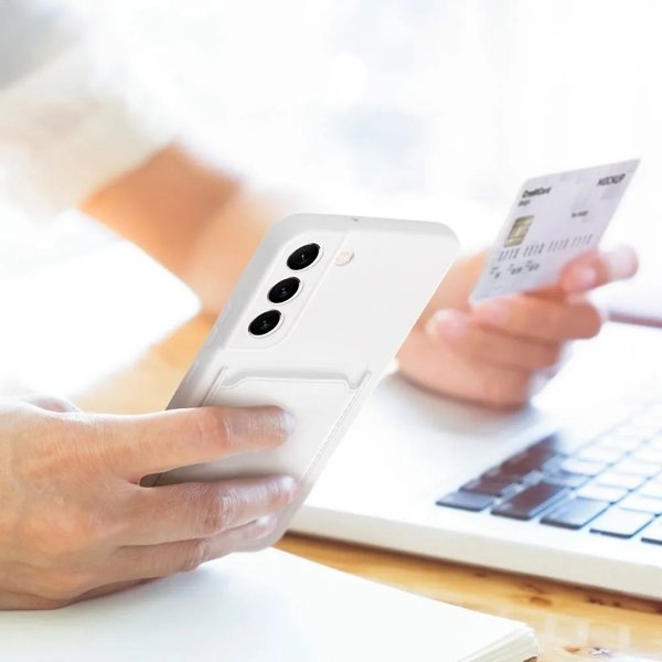 Θήκη 4kom.pl CARD CASE για SAMSUNG A55 5G λευκό