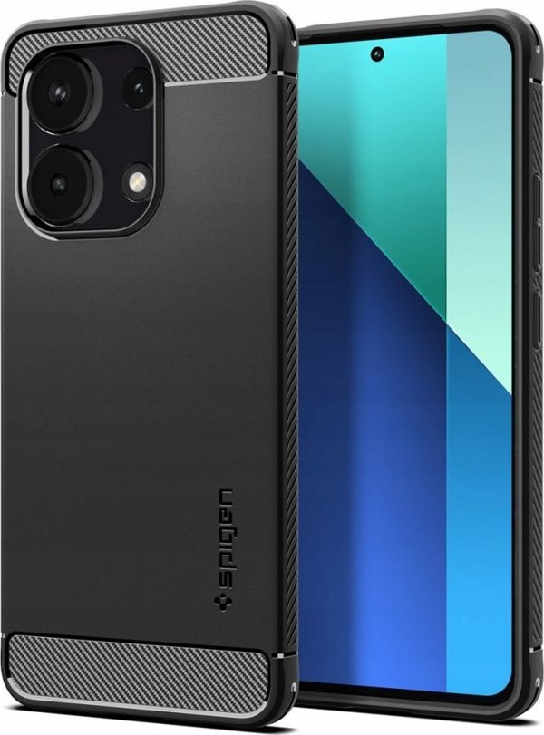 Spigen Rugged Armor, μαύρο ματ - Xiaomi Redmi Note 13