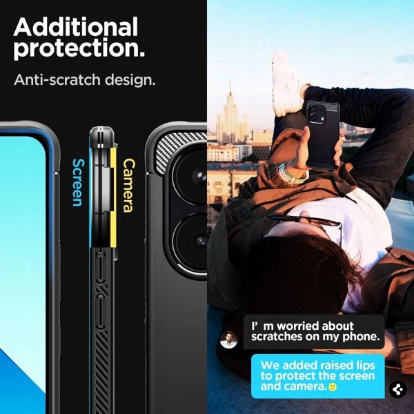 Spigen Rugged Armor, μαύρο ματ - Xiaomi Redmi Note 13