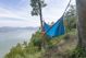 Ticket To The Moon Hamak dwuosobowy Original Hammock Aqua/Dark Grey 320x200cm (TMO1503)