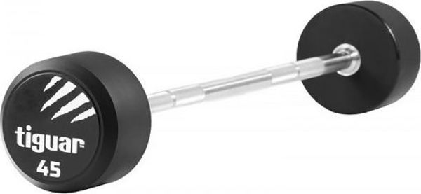 Tiguar Straight PU Barbell, Μπάρα Με Σταθερό Βάρος, 90cm, TI-WPBPU045