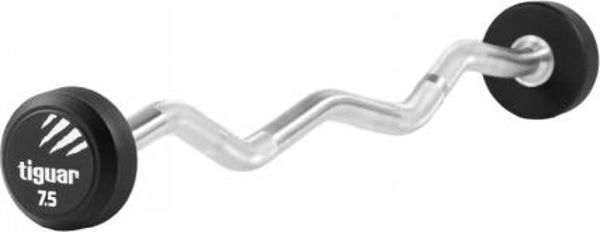 Tiguar Μπάρα Curl PU 7,5 kg - Σταθερό Βάρος - 90 cm