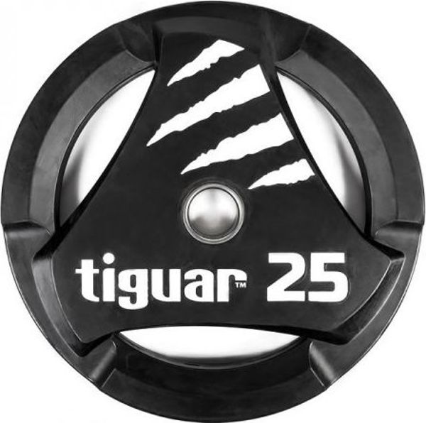 Tiguar Ολυμπιακός Δίσκος Βαρών PU 25 kg - Επαγγελματική Πλάκα Πολυουρεθάνης για Μπάρα