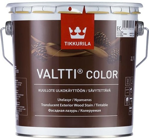 Tikkurila ΑΝΤΙΣΗΠΤΙΚΟ VALTTI COLOR ΑΧΡΩΜΟ 2,7L
