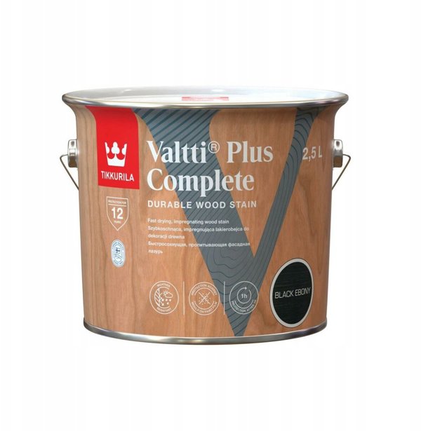 Tikkurila ΑΝΘΕΚΤΙΚΟ ΒΕΡΝΙΚΙ ΞΥΛΟΥ ΜΑΥΡΟ ΕΒΕΝΟ 2.5L
