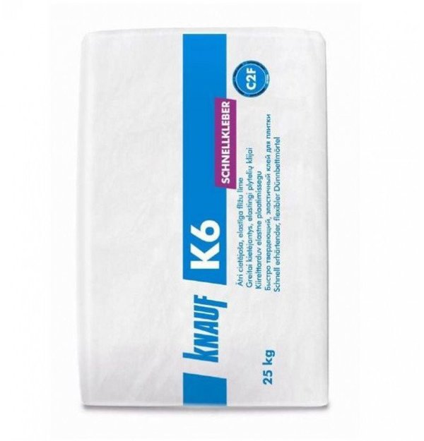 ΚΟΝΙΑΜΑ ΠΛΑΚΙΔΙΩΝ K6 SCHNELLKLEBER 25KG