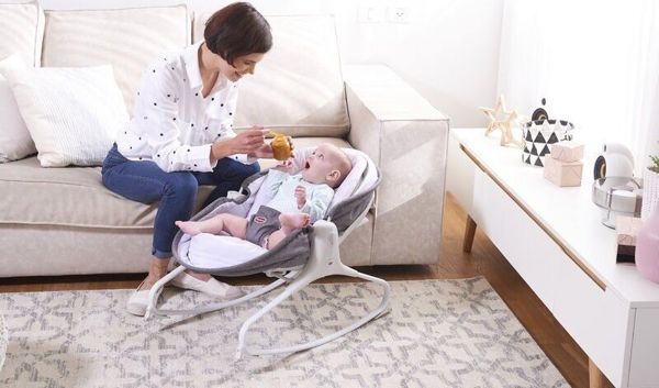 Πολυλειτουργική ξαπλώστρα 3 σε 1 Tiny Love, γκρι 6577093 7290108862157