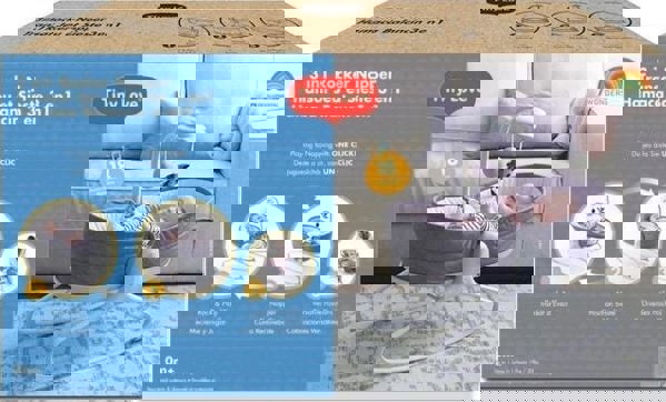 Πολυλειτουργική ξαπλώστρα 3 σε 1 Tiny Love, γκρι 6577093 7290108862157