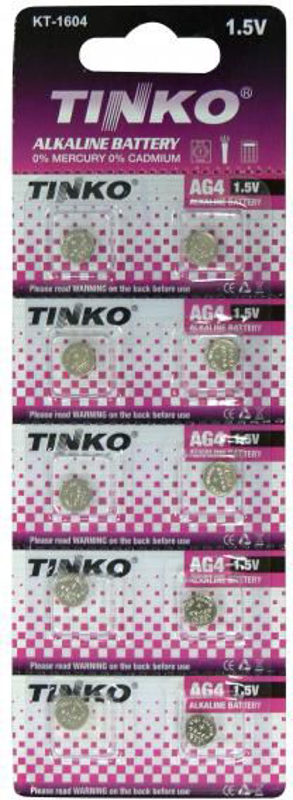 Tinko Μπαταρία LR66 10 τεμ.