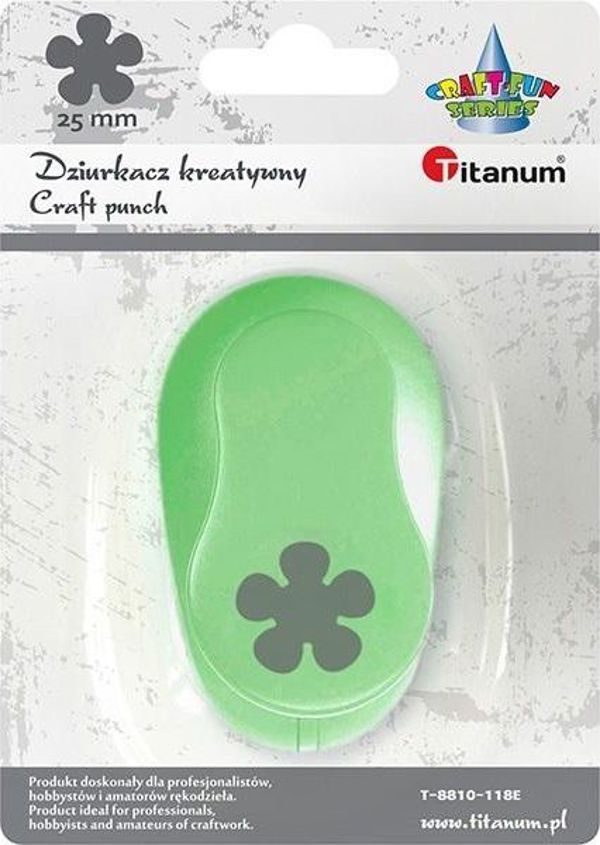 Titanium Διακοσμητικός Διατρητήρας Λουλούδι 25mm, Εργαλείο Χειροτεχνίας
