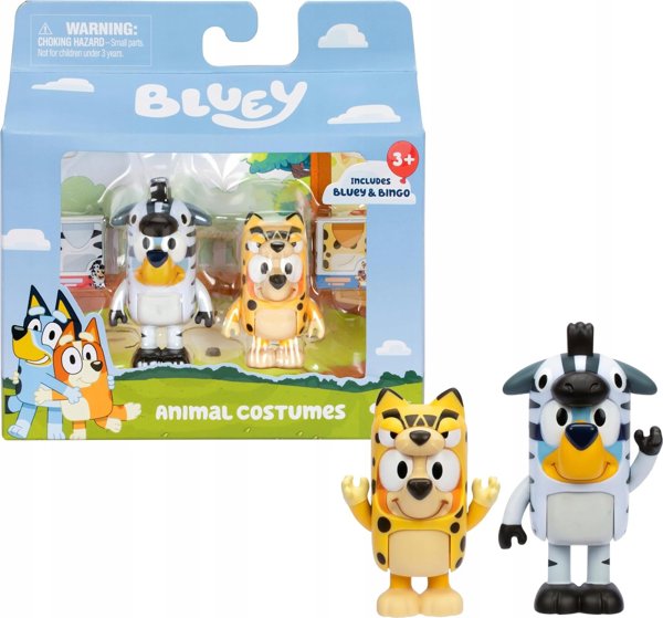 TMT BLUey fig.Stroje zwierzat 2pak BLU17649 17648