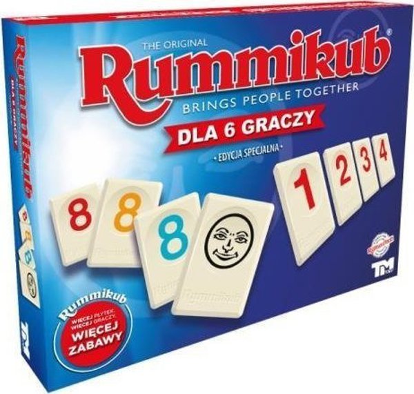 Tm Toys Rummikub XP Επιτραπέζιο Παιχνίδι Στρατηγικής για 6 Παίκτες