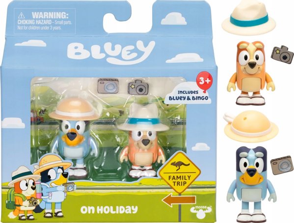 TMT BLUey figurki Wakacje 2pak BLU17651 17648