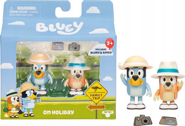 TMT BLUey figurki Wakacje 2pak BLU17651 17648