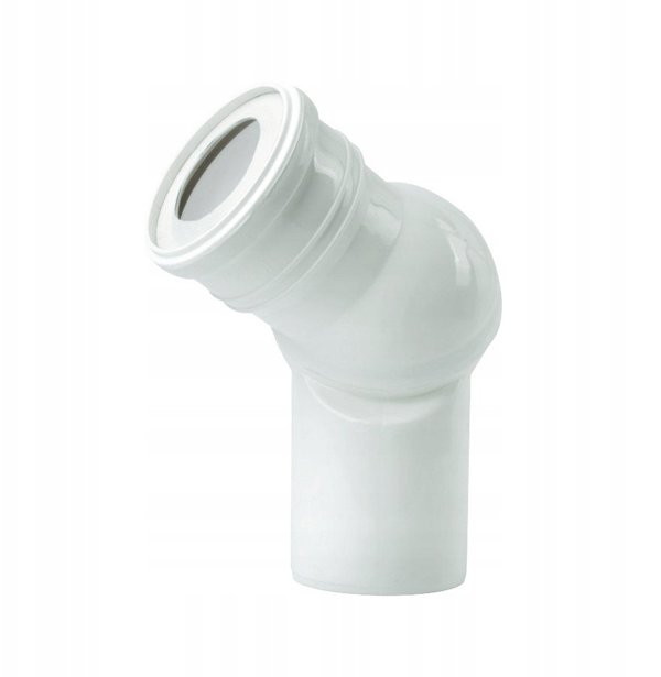 Tycner Γωνία Τουαλέτας 671 Ρυθμιζόμενη 110mm Λευκή