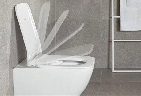 Καπάκι τουαλέτας με αργό κλείσιμο Villeroy & Boch Subway 3.0 stone white C-plus, 8M42S1RW