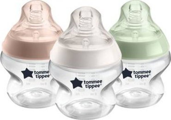 Tommee Tippee ΜΠΟΥΚΑΛΙ 3 Χ 150 ML CLOSER 3-ΧΡΩΜΑ 0+