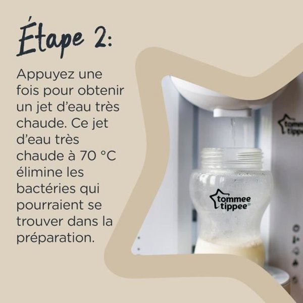 Tommee Tippee TOMMEE TIPPEE Perfect Prep - θερμαντήρας μπιμπερό - νέα λειτουργία hot shot - λευκό