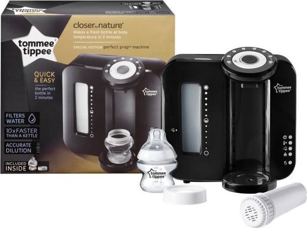 Tommee Tippee TOMMEE TIPPEE Perfect Prep - θερμαντήρας μπιμπερό - νέα λειτουργία hot shot - μαύρο
