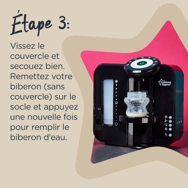 Tommee Tippee TOMMEE TIPPEE Perfect Prep - θερμαντήρας μπιμπερό - νέα λειτουργία hot shot - μαύρο