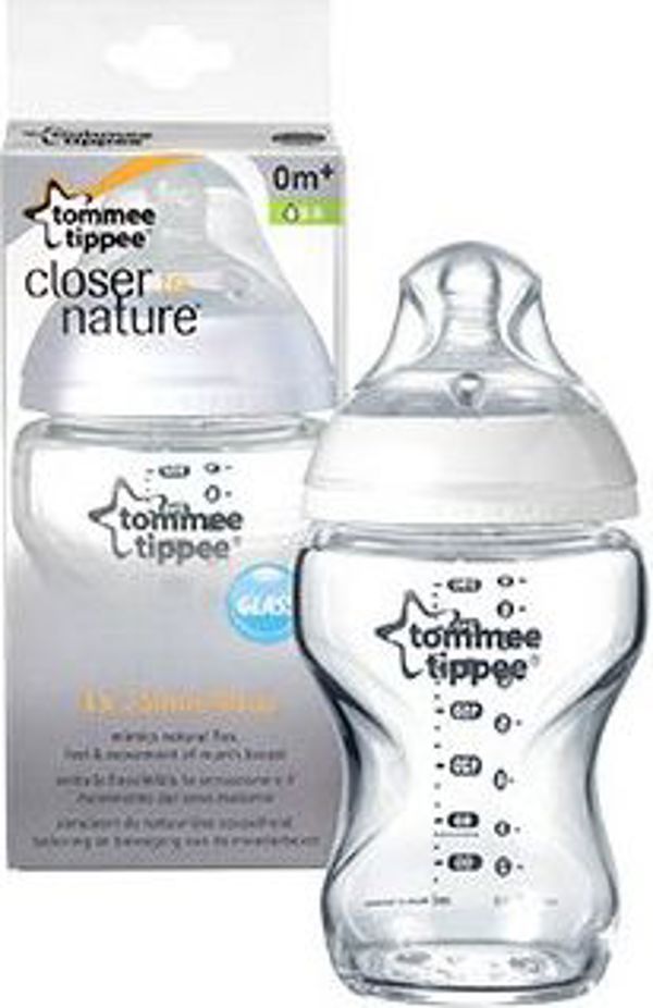 Tommee Tippee ΓΥΑΛΙΝΟ ΜΠΟΥΚΑΛΙ 250ML (TT0346)