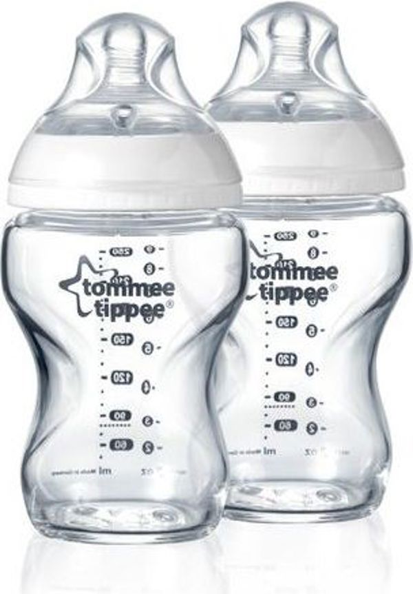 Tommee Tippee ΓΥΑΛΙΝΟ ΜΠΟΥΚΑΛΙ 250ML (TT0346)