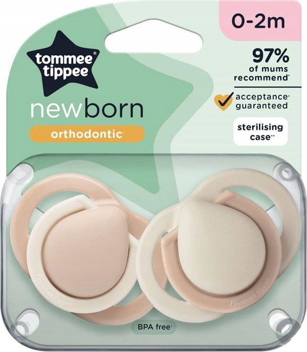 Tommee Tippee Πιπίλα 0-2 Νεογέννητο