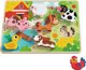 Tooky Toy Tooky Toy Ξύλινο παζλ Ζώα Φάρμας Σχήματα αγώνα 11863805 6972633372905