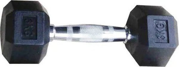 Toorx Εξάγωνο Βαράκι με Επικάλυψη Καουτσούκ 1 x 3 kg