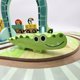 Tooky Toy Ξύλινη Βαλίτσα Πίστα Ζώα ΖΩΟ Οχήματα Βαγόνια