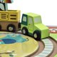Tooky Toy Ξύλινη Βαλίτσα Πίστα Ζώα ΖΩΟ Οχήματα Βαγόνια