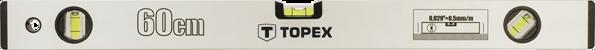 Topex Poziomnica aluminiowa anodowana 40cm 3 libelle 29c301