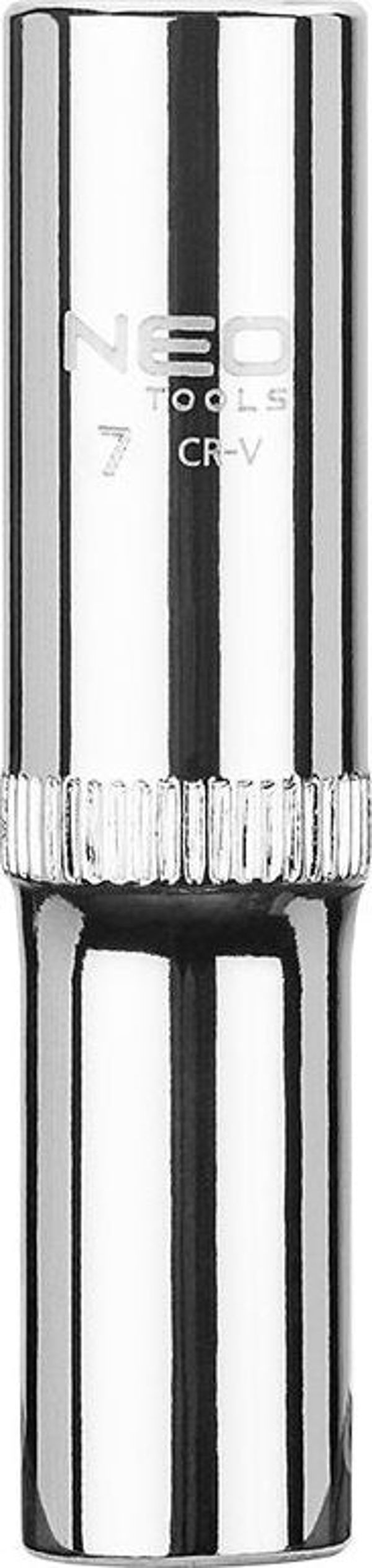 Topex Μακριά Καρυδάκια 1/4" Superlock 7mm, 50mm, από Χάλυβα Χρωμίου-Βαναδίου - 08-240